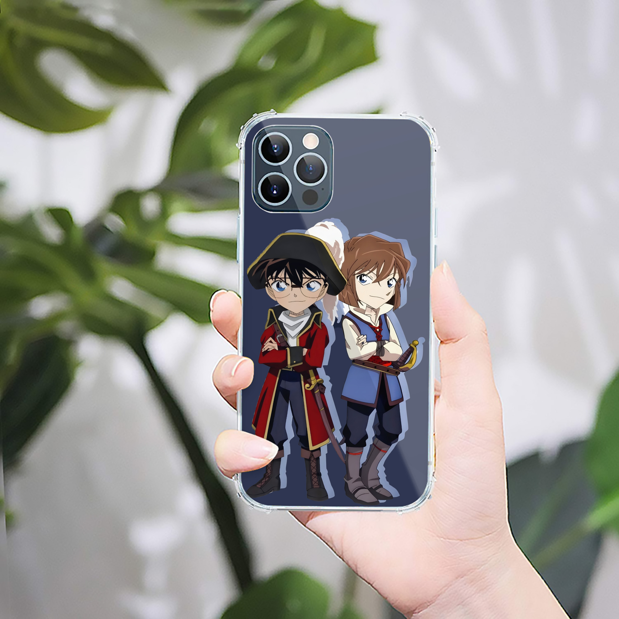 （画像用） 名探偵コナン 灰原 哀 はいばら あい Detective Conan Anita Hailey、Vi Graythorn Haibara Ai 【iPhone 12シリーズ対応】透明スマホケース（クリアソフトケース）